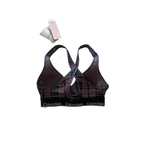 CALVIN KLEIN Modern Cotton Holiday Padded Bralette Size XS NWT $46 - Picture 2 of 3